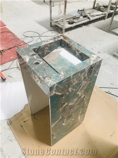 Sintered Stone Bathroom Sink Basin Pillar Basin