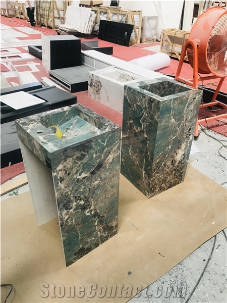Sintered Stone Bathroom Sink Basin Pillar Basin