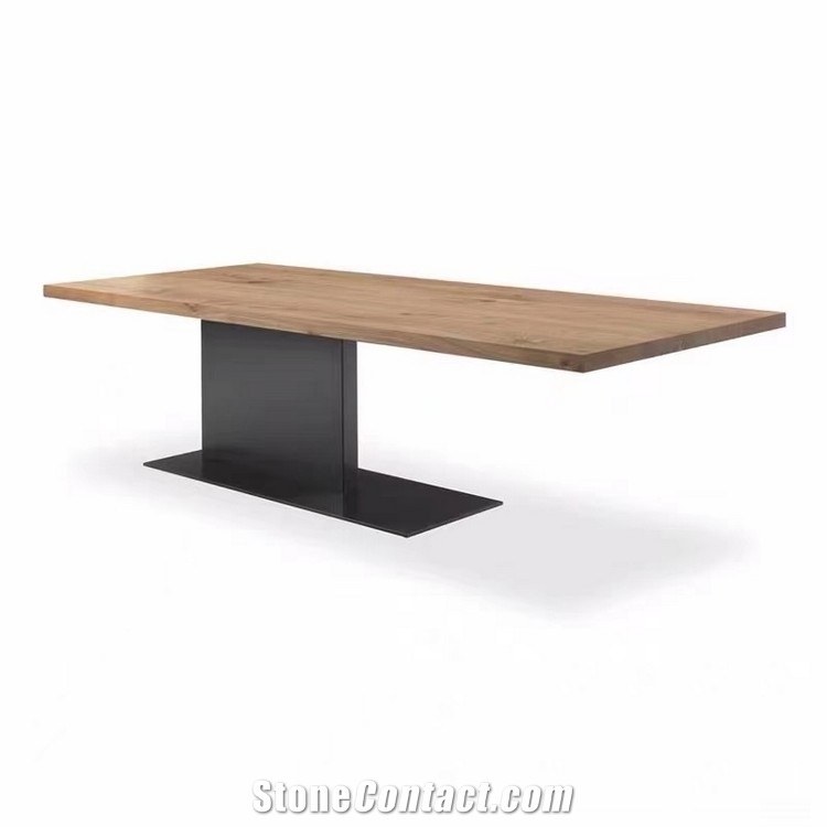 Sintered Stone Honeycomb Panels Backed Dining Table