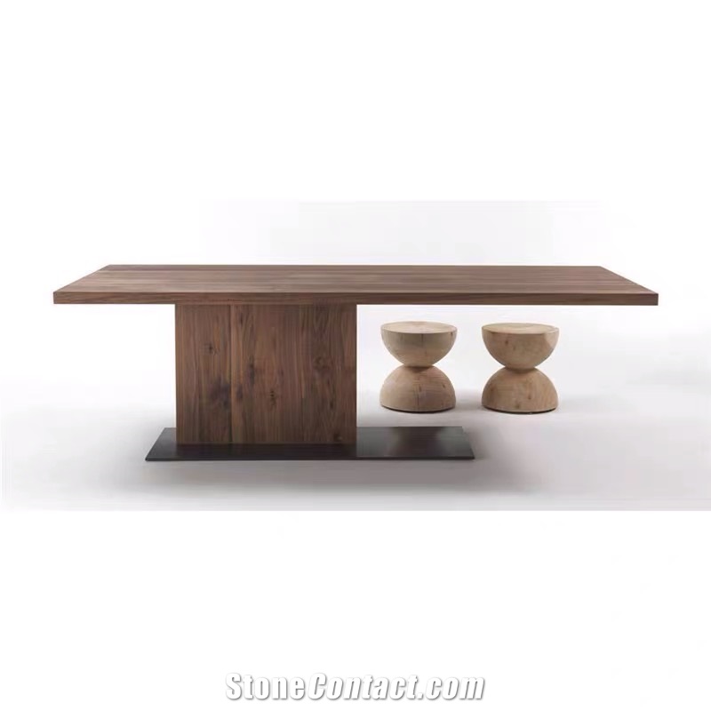 Sintered Stone Honeycomb Panels Backed Dining Table