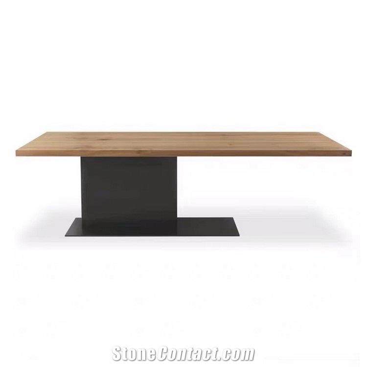 Sintered Stone Honeycomb Panels Backed Dining Table