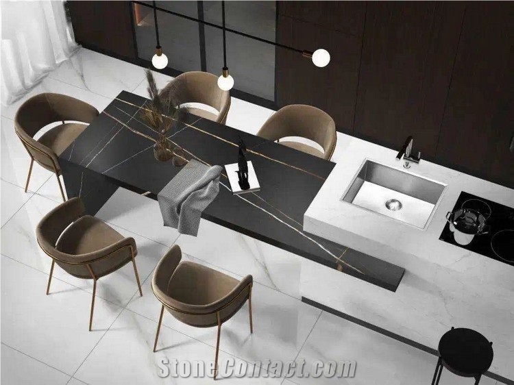 Sintered Stone Island Tops Modem Kitchen Design