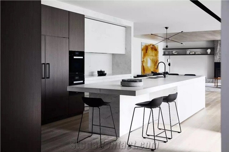 Sintered Stone Island Tops Modem Kitchen Design