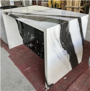 Sintered Stone Panda White Kitchen Worktops Island Tops