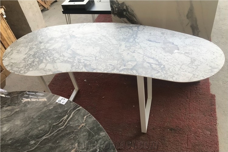 Sintered Stone Reception Desk Office Table Furniture