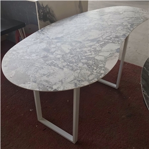 Sintered Stone Reception Desk Office Table Furniture
