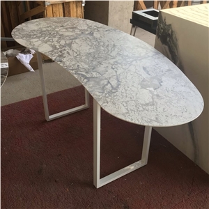 Sintered Stone Reception Desk Office Table Furniture