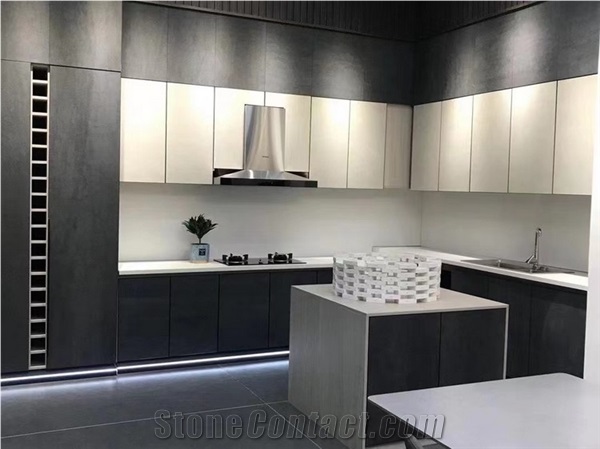 Sintered Stone Wardrobe Door, Kitchen Cabinet Custom Design