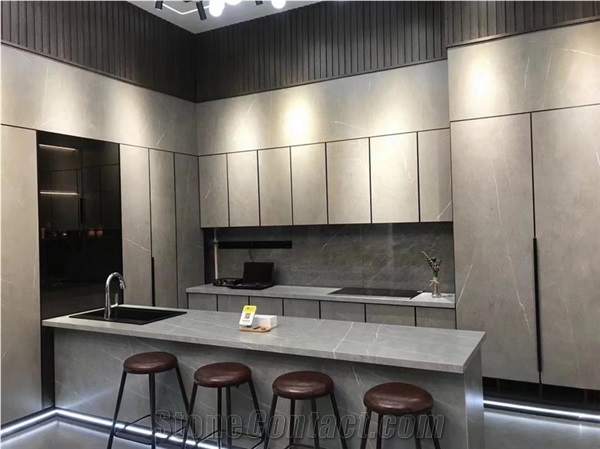 Sintered Stone Wardrobe Door, Kitchen Cabinet Custom Design