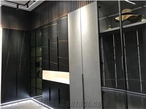 Sintered Stone Wardrobe Door, Kitchen Cabinet Custom Design