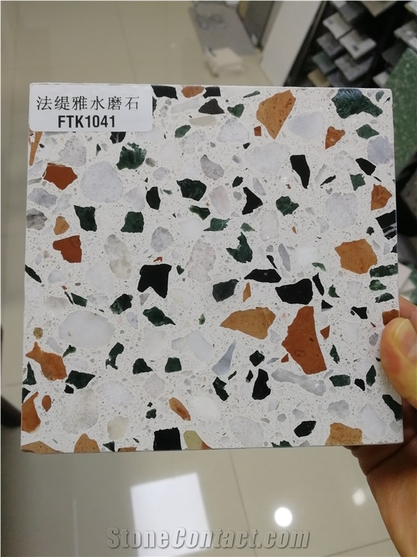 Colorful Cememt Terrazzo Tiles