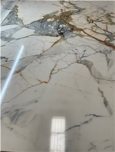New Design Calacatta Quartz Tiles & Slab