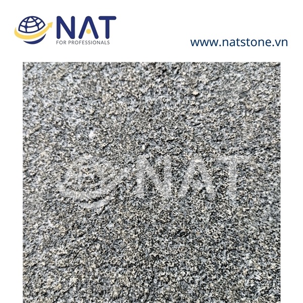 Vietnam Black Granite Flamed Granite Exterior Paving