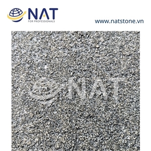 Vietnam Black Granite Flamed Granite Exterior Paving