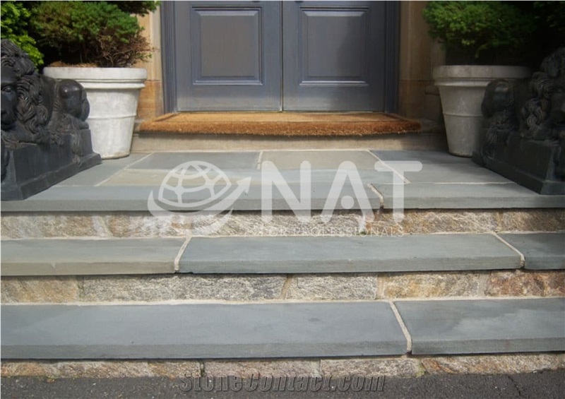 Vietnam Bluestone Sandblasted Outdoor Steps