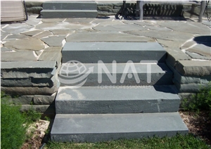 Vietnam Bluestone Sandblasted Outdoor Steps