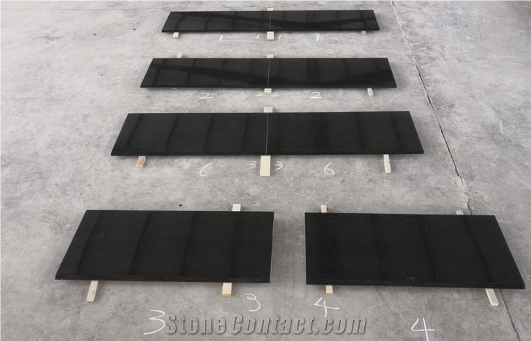 China New Shanxi Black Polished Tiles 600X300mm