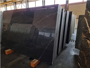 Nero Marquina Slabs, Persian Nero Marquina Marble