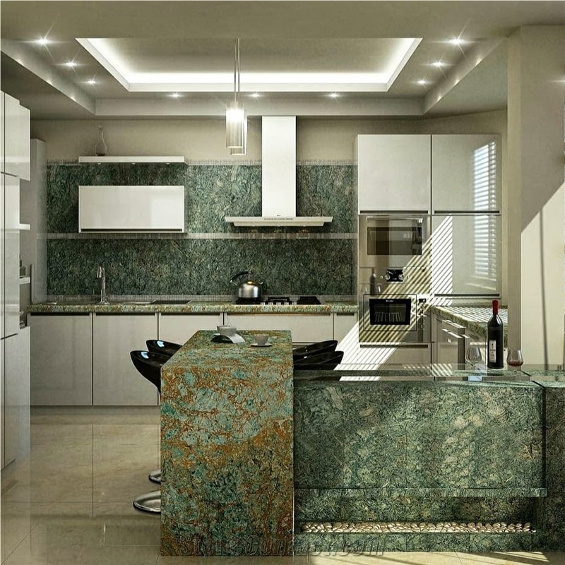 Beautiful Turquoise Granite Stone Slabs