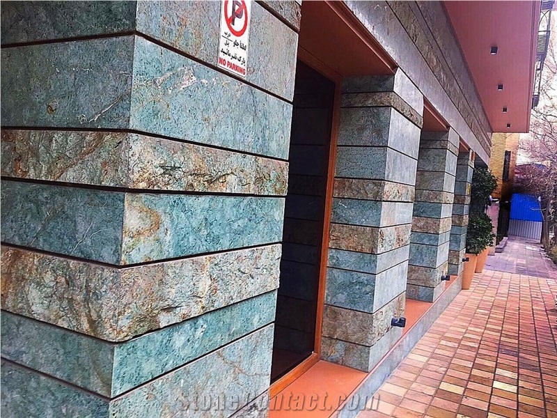 Beautiful Turquoise Granite Stone Slabs