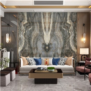 Smoked Silver Travertine Slabs