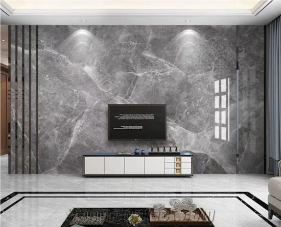 Smoked Silver Travertine Slabs