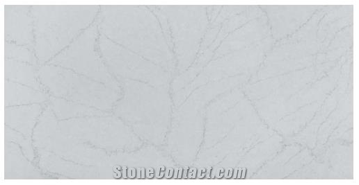 Snow White Pure Surface Quartz Slabs