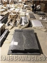 Black And Grey Granite Gravestones Headstones