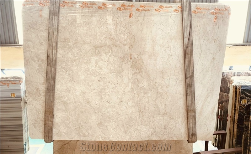 Cream Beige Marble Slabs And Tiles