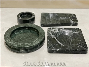 Natural Marble Ashtray Luxury Ashtray Square And Round Shape