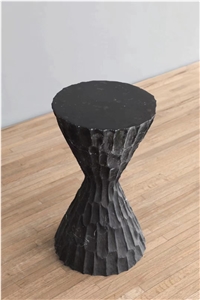 Marble Black Marquina Stool Stone Art Design Home Furniture Marble Black Marquina Stool Stone Art Design Home Furniture