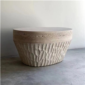 Marble Black Marquina Stool Stone Art Design Home Furniture