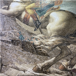 Napoleon Stone Mosaic Mural Art Design Customized Painting