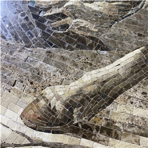 Napoleon Stone Mosaic Mural Art Design Customized Painting