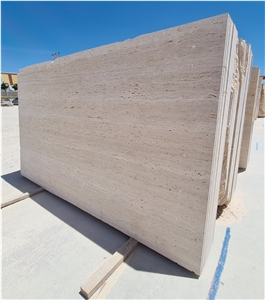 Light Travertine Veincut Slabs