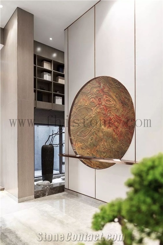 3D Carving Marble Wall Panel Decor Panel Marble Application- 3D Wall Decor Panels