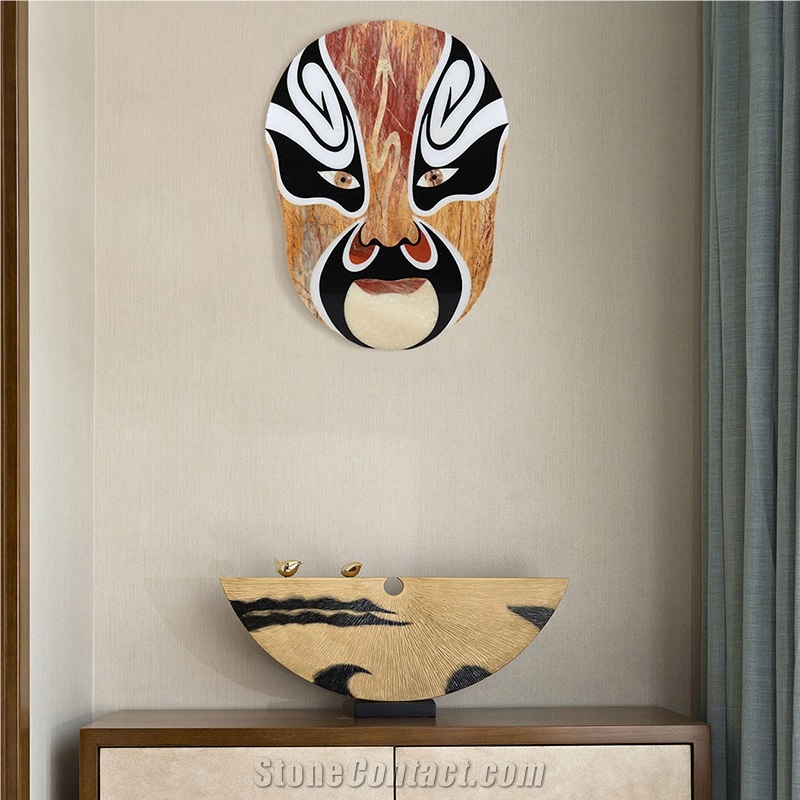 Beijing Opera Facial Masks Peking Opera Mask Stone Project2