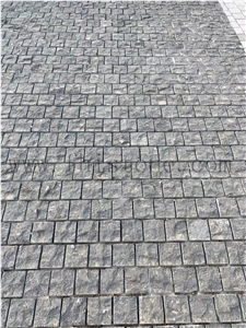 Blue Limestone Terrace Paving Stone, Opus Pattern