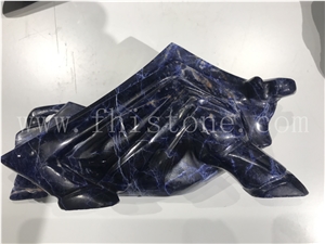 Chinese Art Stone Handicrafts, Animal Cattle Bull Ox Cow Statue