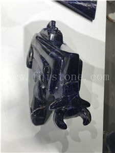 Chinese Art Stone Handicrafts, Animal Cattle Bull Ox Cow Statue