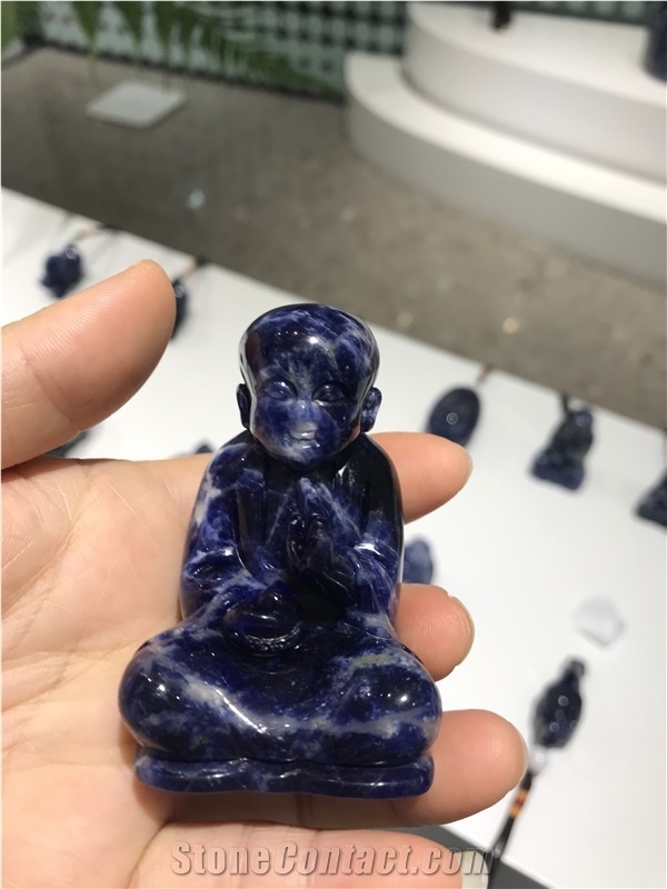 Monk Sculpture Art Table Decoration Stone Gift Stoneworks