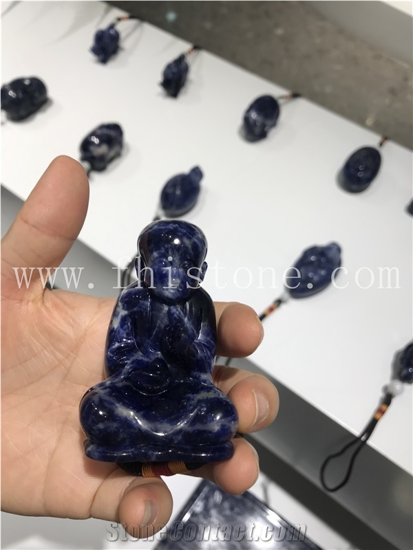 Monk Sculpture Art Table Decoration Stone Gift Stoneworks