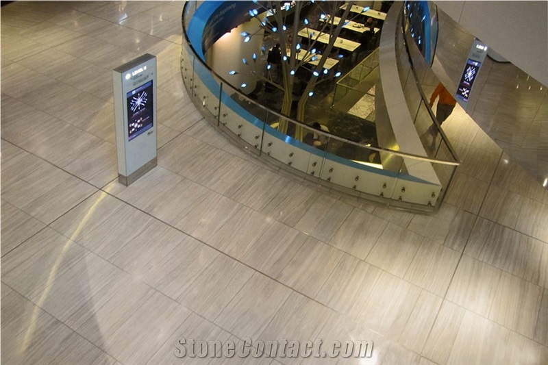 Nestos Marron Marble Floor Application Projects