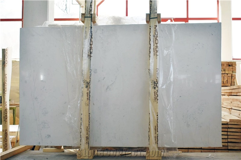 Piges Drama White Marble Slabs- Piges A2 White Marble
