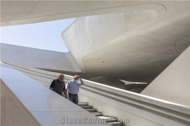 Thassos Marble Staircase, Stair Threshold And Treads