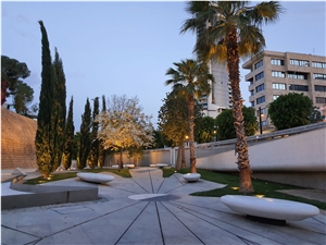Thassos Marble Urban Benches-Eleftheria Square Project