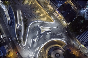 Thassos Marble Urban Benches-Eleftheria Square Project