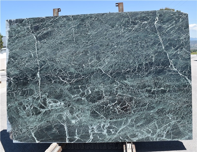 Tinos Green Marble Slabs, Tiles