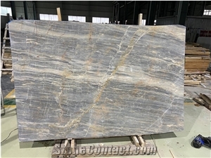 Grey RANKIN GREY With Line Marble Polished Tile Board