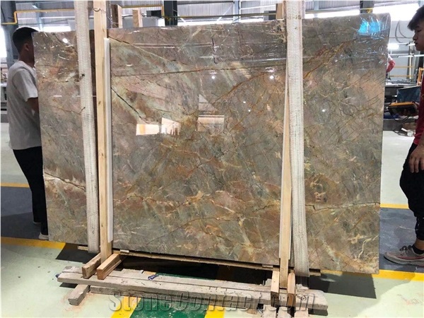 Neverland Ranch Grey Marble Polished Tiles Slabs Top Decoration